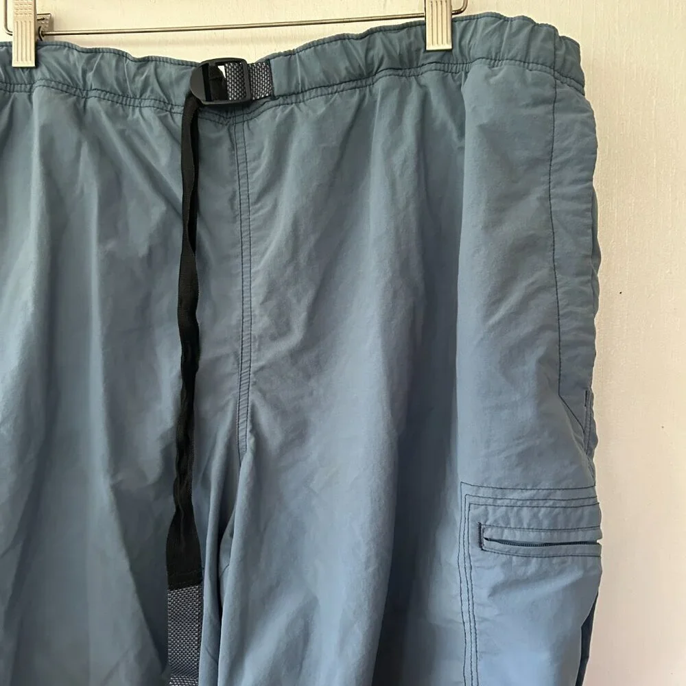 Columbia Swim Trunks Mens XXL Blue Adjustable Waist Outdoor Hiking Pocketes